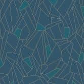 A.S. Création Vliestapete New Life geometrische Tapete blau, petrol, beige 