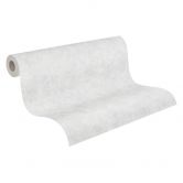 Papier peint uni blanc gris - papier peint intissé cuisine - papier peint salon couloir 