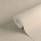 Tekstureret non-woven tapet i lys beige - Enkel elegance til moderne rumkoncepter 