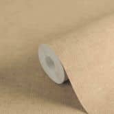 Moderne tekstureret tapet beige - hyggeligt ikke-vævet tapet 