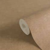 Beige textured plain wallpaper - elegant wall design - non-woven wallpaper 