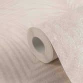 A.S. Création Papier peint Intissé Neue Bude 2.0 Edition 2 feuilles de palmier crème, gris, beige 