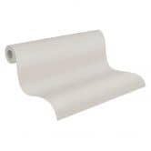 Single wallpaper with linen look beige - Textured non-woven wallpaper - Plain & subtle 