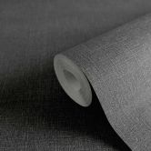 Denim-Textur Vliestapete Dunkelgrau - Elegante Unitapete für moderne Innenräume 