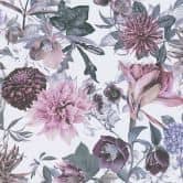 A.S. Création Blumentapete Dream Flowery Vliestapete floral weiß, lila, rosa, grau 