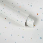 A.S. Création Kinderzimmertapete Little Love Vliestapete mit Punkten blau, weiß, gelb, orange 