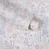 A.S. Création Kinderzimmertapete Little Love Vliestapete mit Blumen lila, rosa, weiß, beige 