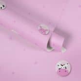 A.S. Création Kinderzimmertapete Little Love Vliestapete mit Sternen rosa, weiß, gelb, schwarzarz 
