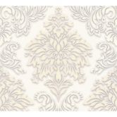 Livingwalls Vliestapete Metropolitan Stories Lizzy London Barocktapete mit Ornamenten beige, metallic, weiß 
