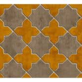 Livingwalls Papier peint intissé New Walls Finca Home motif carrelage jaune, beige, crème 