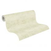 Elegant non-woven tapet - fint stribemønster i naturlige toner & greige 