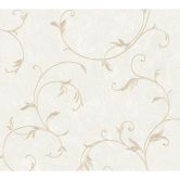 A.S. Création Vliestapete Romantico Barocktapete mit Ornamenten beige, creme, metallic 