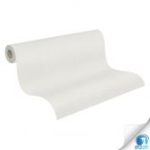 Papier peint uni avec structure textile crème clair - Papier peint intissé uni - tapisserie sans colle 