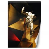 Fototapete, Goldene Figur 
