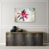 Canvas schilderij, Roze lelie 