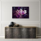 Leinwandbild, Weiße Orchidee  Blumen Pflanzen 