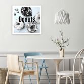 Leinwandbild, Donuts Kuchen 