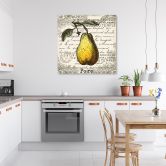 Canvasbillede, vintage pære 