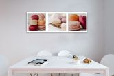 Leinwandbild, Süße Macarons - Set 