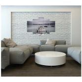 Leinwandbild 5 teilig, Pier Lake Landscape Bild 