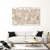 Leinwandbild 5 teilig, Fröhliche Stadt 