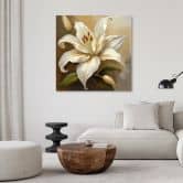 Leinwandbild, Lilien 3D 