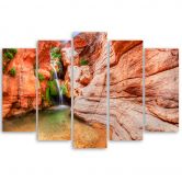 Leinwandbild 5 teilig, Grand Canyon Landschaftsbild 