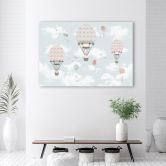 Leinwandbild, Bunte Ballon Tiere Kinder 
