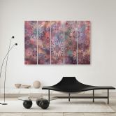 Leinwandbild 5 teilig, Mosaik der Sterne 