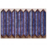 Leinwandbild 3 teilig, Buntes 3D -Fenster 