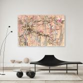 Leinwandbild 5 teilig, Affen im Dschungel 