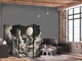 Paravent, Raumteiler freistehend, Trennwand - The Moon and Stars Singing Amongst Great Clouds, 5-teilig - 225x172 cm 