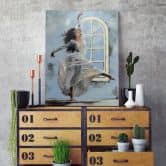 Leinwandbild, Ballerina Tänzerin 