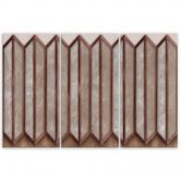 Leinwandbild 3 teilig, Buntes 3D -Fenster 