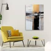 Canvas, gouden glamour abstractie 