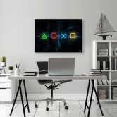 Leinwandbild, Für Gamers Spielkonsole Controller 