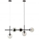 Pendelleuchte Amina, grau, 147,5 x 93,3 cm, Metall Deckenlampe 