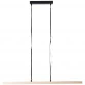 Pendelleuchte Anabelle, braun, 150 x 103 cm, Holz Pendelleuchte 