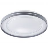 Wand- und Deckenleuchte Aurora, grau, Ø 48,5 cm, Innenleuchte 