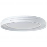 Wand- und Deckenleuchte Aurora, metallic/weiß, Ø 48,5 cm, Lampe 