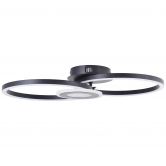 Deckenleuchte Chloe, schwarz, 52 x 30 cm, Metall LED-Deckenleuchte, dimmbar 