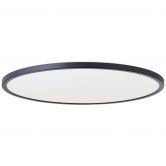 Aufbaupaneel Claire, schwarz, Ø 54,1 cm, Innenleuchte, Neutralweiß 