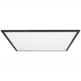 LED Deckenleuchte Constantin, schwarz, 59,5 x 59,5 cm, LED Panel, Warmweiß 