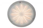 Wand- und Deckenleuchte Dora, metallic, 5,5 x 33 cm, Glas Deckenlampe 