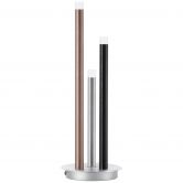 Tischleuchte Eddy, braun, 47 x 17,5 cm, Metall Tischlampe 