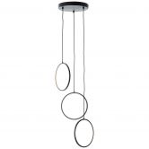 Pendelleuchte Elea, schwarz, 150 x 44,9 cm, Metall Lampe 