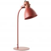 Tischleuchte Franziska, rot, 52 x 28,5 cm, Metall Schreibtischlampe 