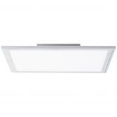 Deckenleuchte Gloria, silber, 39,5 x 39,5 cm, LED Panel, dimmbar 