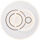 Deckenleuchte Haily, weiß, 49,5 x 6 cm, LED-Deckenleuchte, dimmbar 