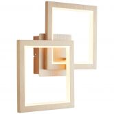 Wand- und Deckenleuchte Irina, gold, 44,5 x 28,5 cm, Innenleuchte 